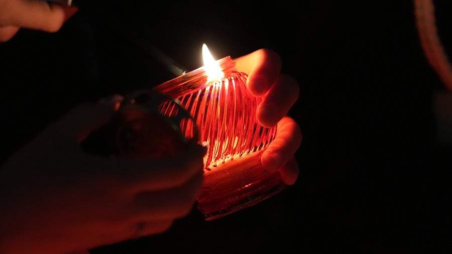 1,418 Candles Were Lit In The Main Temple Of The Armed Forces Of The